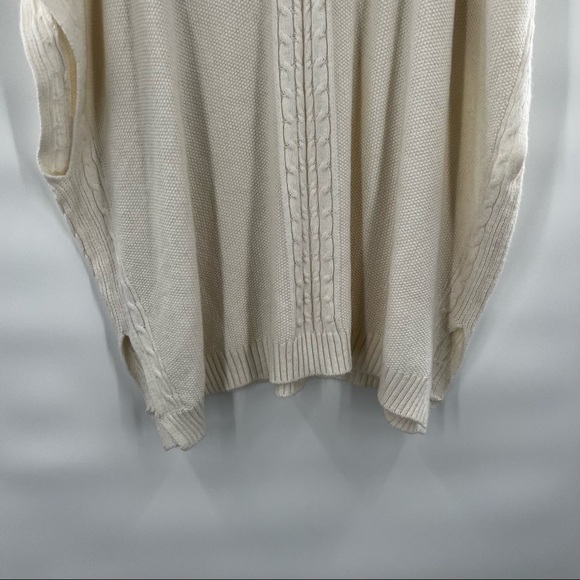 Talbots sweater poncho shrug large - Picture 7 of 9